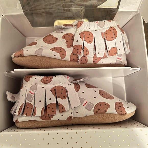 Freshly Picked Other - Brand new chocolate chip cookie Freshly Picked moccasins